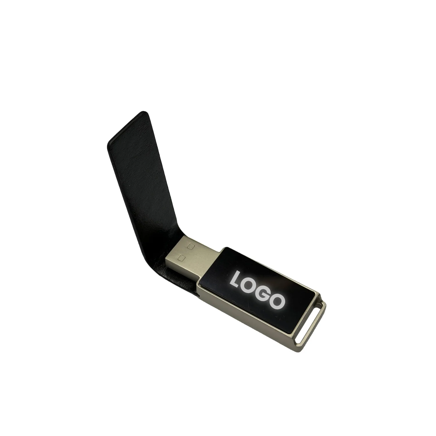  Deri Kapaklı Beyaz Işıklı USB Bellek MSB-92