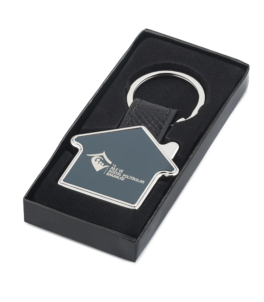 Ev Şeklinde Metal Anahtarlık MSB-538